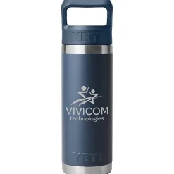 YETI Rambler Water Bottle with Straw Cap - 18 oz