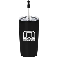 Yowie Vacuum Tumbler with Stainless Straw Set - 18 oz