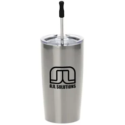 Yowie Vacuum Tumbler with Stainless Straw Set - 18 oz