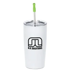 Yowie Vacuum Tumbler with Stainless Straw Set - 18 oz