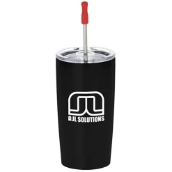 Yowie Vacuum Tumbler with Stainless Straw Set - 18 oz