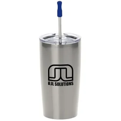 Yowie Vacuum Tumbler with Stainless Straw Set - 18 oz