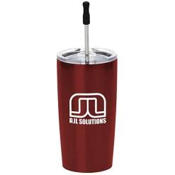 Yowie Vacuum Tumbler with Stainless Straw Set - 18 oz