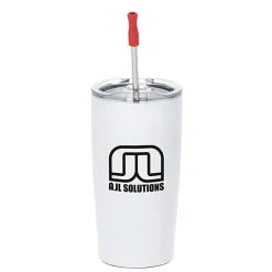 Yowie Vacuum Tumbler with Stainless Straw Set - 18 oz
