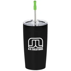 Yowie Vacuum Tumbler with Stainless Straw Set - 18 oz
