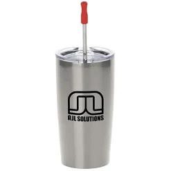 Yowie Vacuum Tumbler with Stainless Straw Set - 18 oz