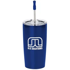 Yowie Vacuum Tumbler with Stainless Straw Set - 18 oz