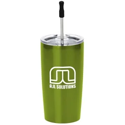 Yowie Vacuum Tumbler with Stainless Straw Set - 18 oz