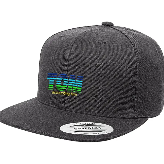Yupoong Classic Flat Bill Snapback Cap