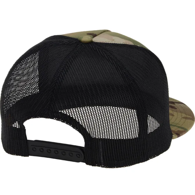 Yupoong Five Panel Classic Mesh Trucker Cap - Camo