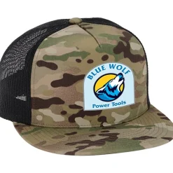 Yupoong Five Panel Classic Mesh Trucker Cap - Camo - Full Color