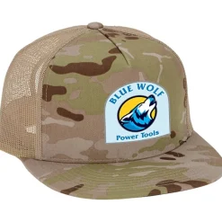 Yupoong Five Panel Classic Mesh Trucker Cap - Camo - Full Color