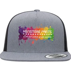 Yupoong Five Panel Classic Mesh Trucker Cap - Full Color