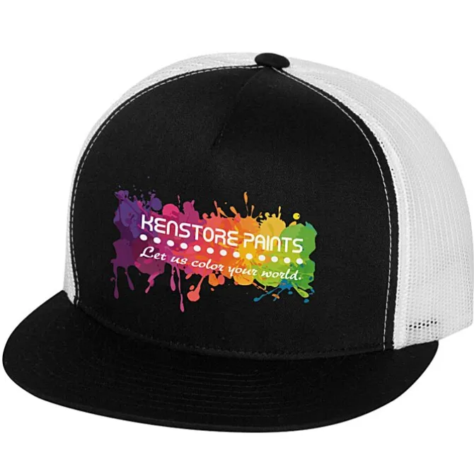 Yupoong Five Panel Classic Mesh Trucker Cap - Full Color