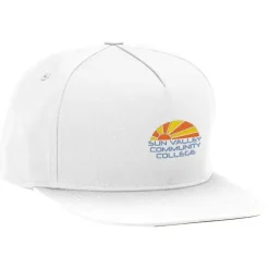 Yupoong Five Panel Flat Bill Cap