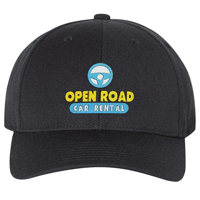 Yupoong Premium Curved Visor Snapback Cap