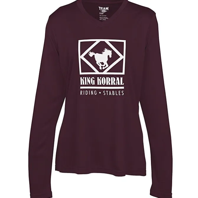 Zone Performance Long Sleeve Tee - Ladies' - Screen