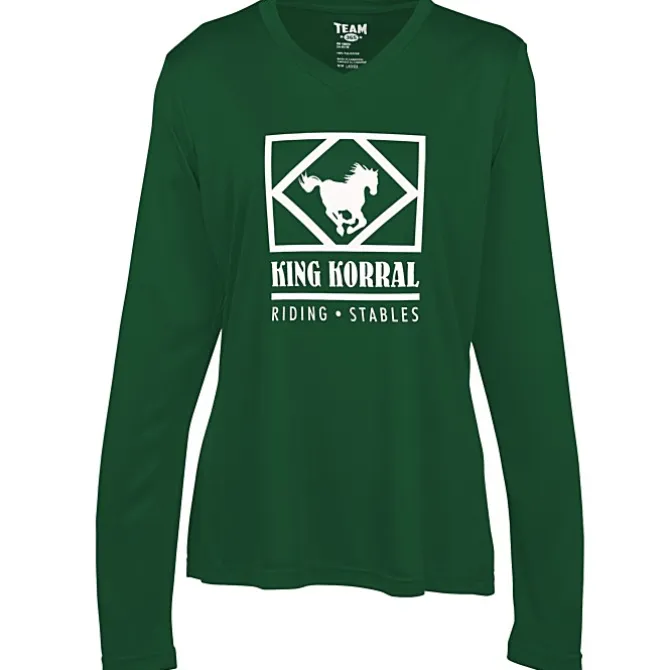 Zone Performance Long Sleeve Tee - Ladies' - Screen