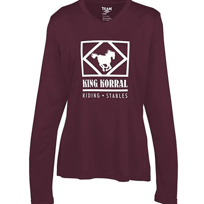 Zone Performance Long Sleeve Tee - Ladies' - Screen