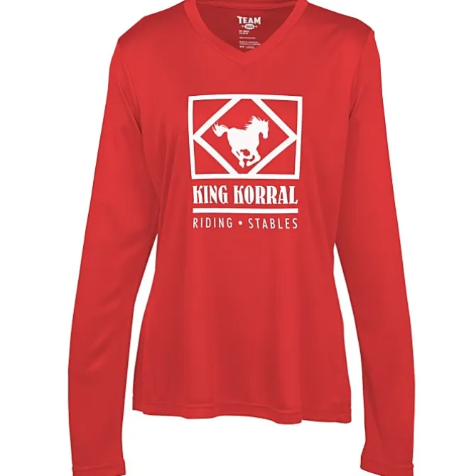 Zone Performance Long Sleeve Tee - Ladies' - Screen