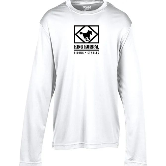 Zone Performance Long Sleeve Tee - Youth - Screen