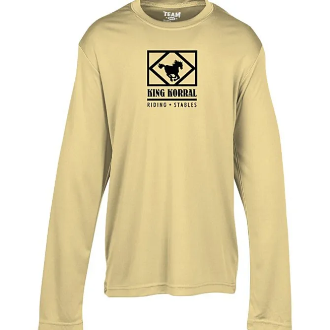 Zone Performance Long Sleeve Tee - Youth - Screen