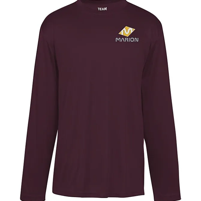 Zone Performance Long Sleeve Tee - Men's - Embroidered