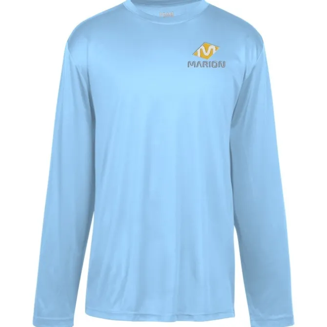Zone Performance Long Sleeve Tee - Men's - Embroidered