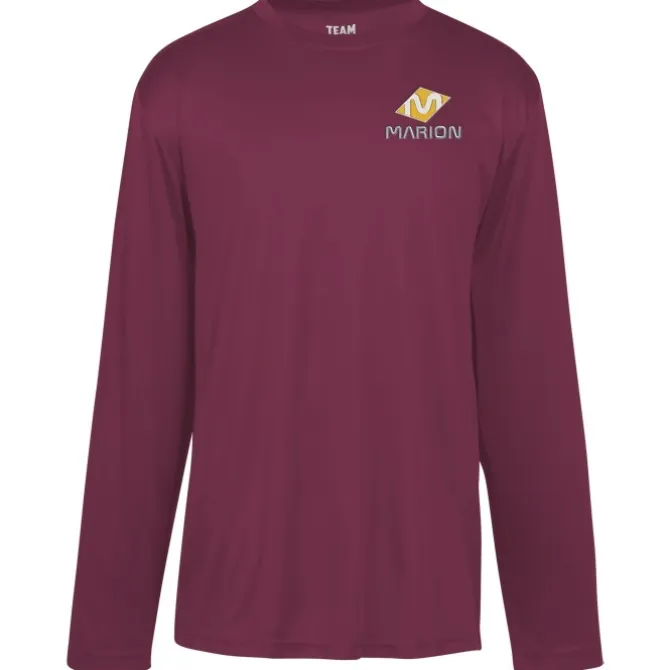 Zone Performance Long Sleeve Tee - Men's - Embroidered