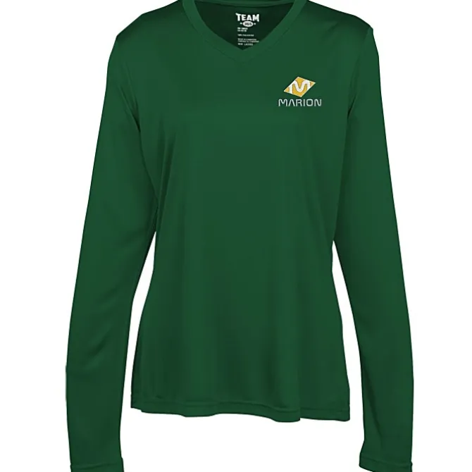 Zone Performance Long Sleeve Tee - Ladies' - Embroidered