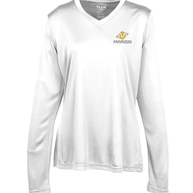 Zone Performance Long Sleeve Tee - Ladies' - Embroidered