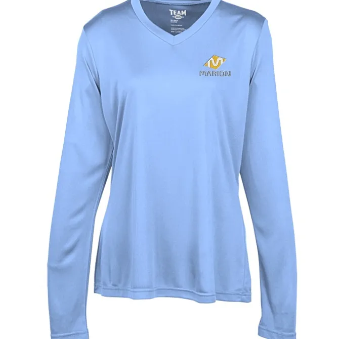 Zone Performance Long Sleeve Tee - Ladies' - Embroidered