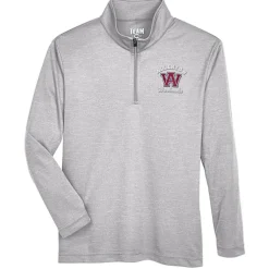 Zone Performance 1/4-Zip Pullover - Youth - Heathers