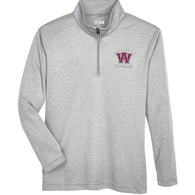 Zone Performance 1/4-Zip Pullover - Youth - Heathers