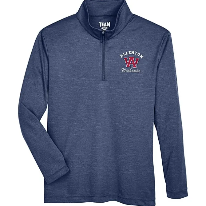 Zone Performance 1/4-Zip Pullover - Youth - Heathers