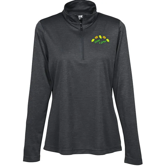 Zone Performance 1/4-Zip Pullover - Ladies' - Heathers - Full Color