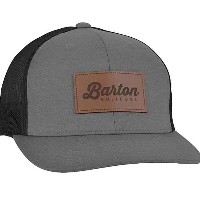 Zone Sonic Heather Trucker Cap - Laser Engraved Patch - 24 hr